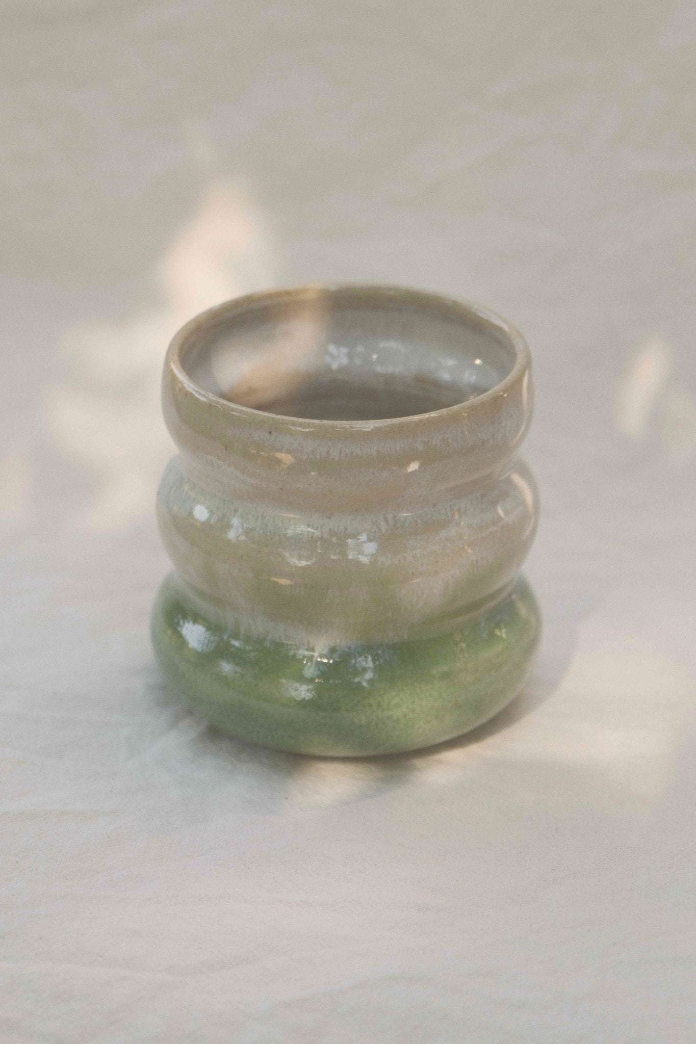Nr.3 Bubble Mug Creme/Grün