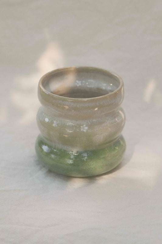 Nr.3 Bubble Mug Creme/Grün