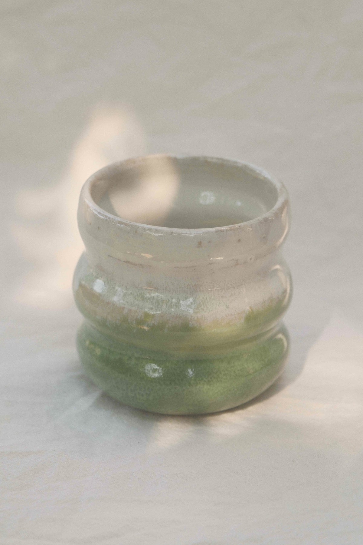 Nr.4 Bubble Mug Creme/Grün