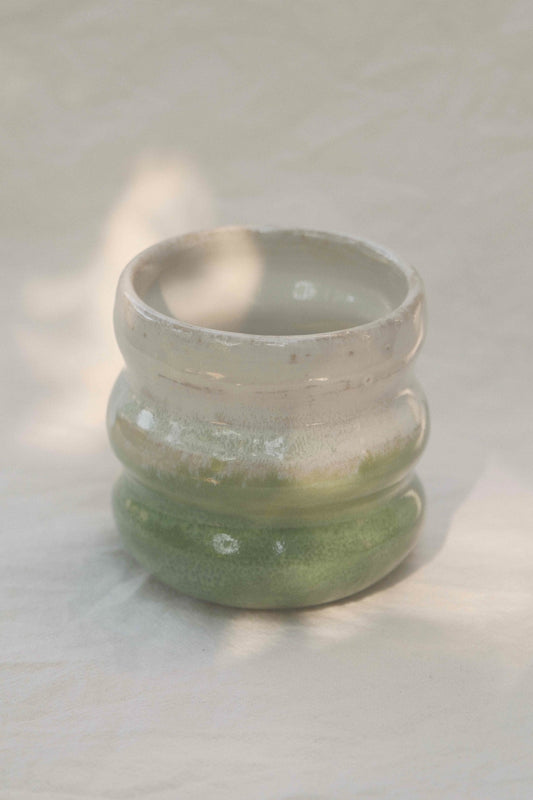 Nr.4 Bubble Mug Creme/Grün