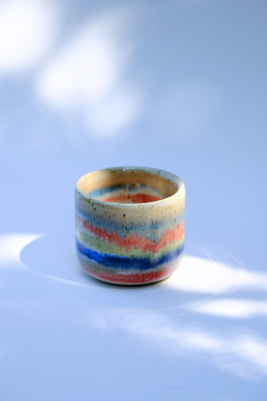 Espressotasse Carla Buntgestreift